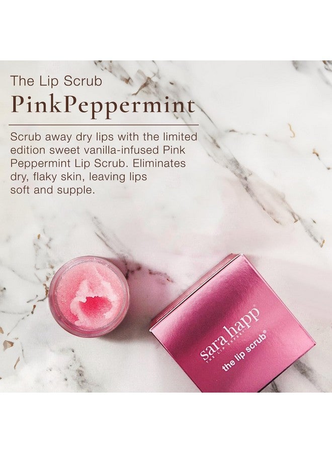 sara happ The Lip Scrub Pink Peppermint + Sweet Clay Mask - Image 3