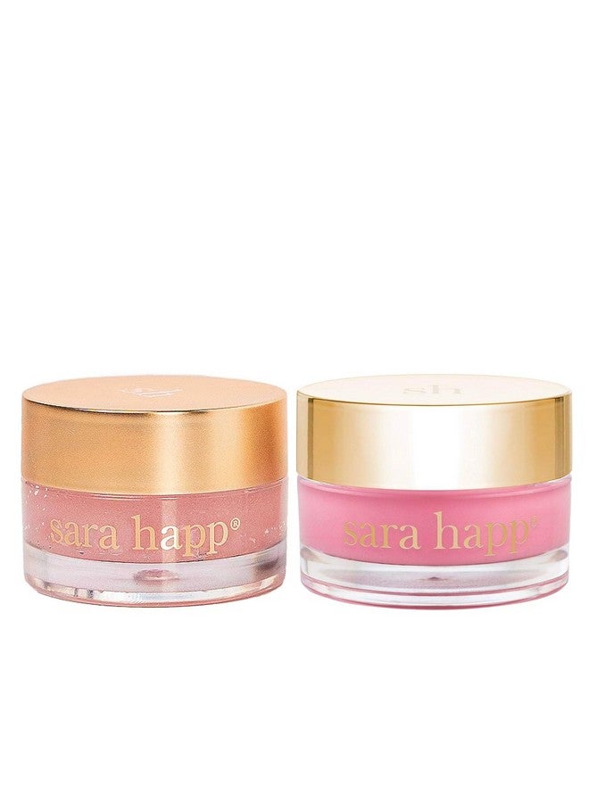 sara happ The Lip Scrub Pink Peppermint + Sweet Clay Mask - Image 1