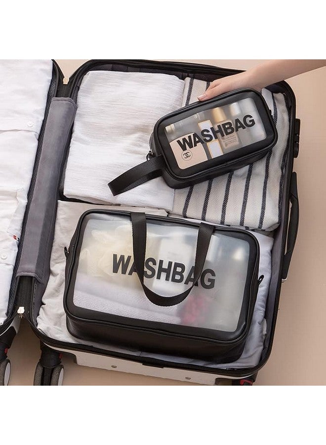 BBRAIMEN Travel Toiletry Bag for Women Men Translucent Waterproof Travel Makeup Cosmetic Pouch Traveling Organizer for Wash Bag Cosmetic Accessories (3 PCS Set) - Image 4
