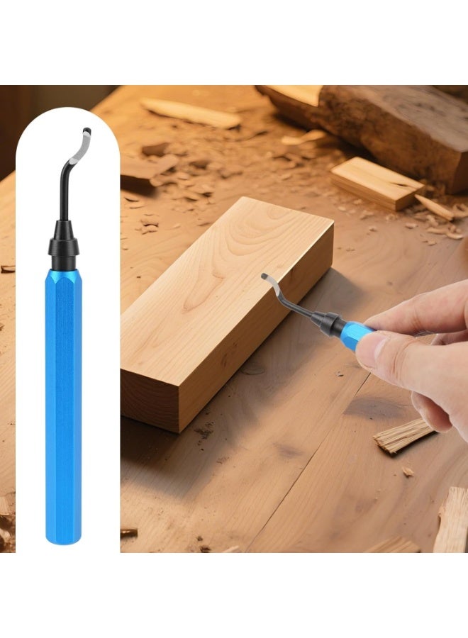 BIGTHREE 15 PCS Deburring Tools, Deburring Knife, Deburring Scraper, with Knife Bar, Efficient Deburrings, for Metal, Resin, Copper, Plastic, PVC Pipes, 3D Printing Burr Removal Reamer Tool. - Image 5