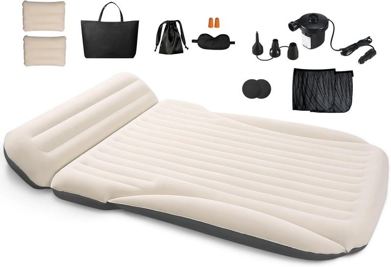 Ciremiv Car Bed with Complete Sleeping Accessories - Leakproof Inflatable Mattress for SUV and Minivan - Image 1