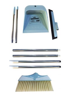 Alissa Long Handle Dust Pan with Broom Wiper Combination Cleaning Tools for Household 3 in 1 Long Handle Dustpan Brush Wiper Set  - Image 5