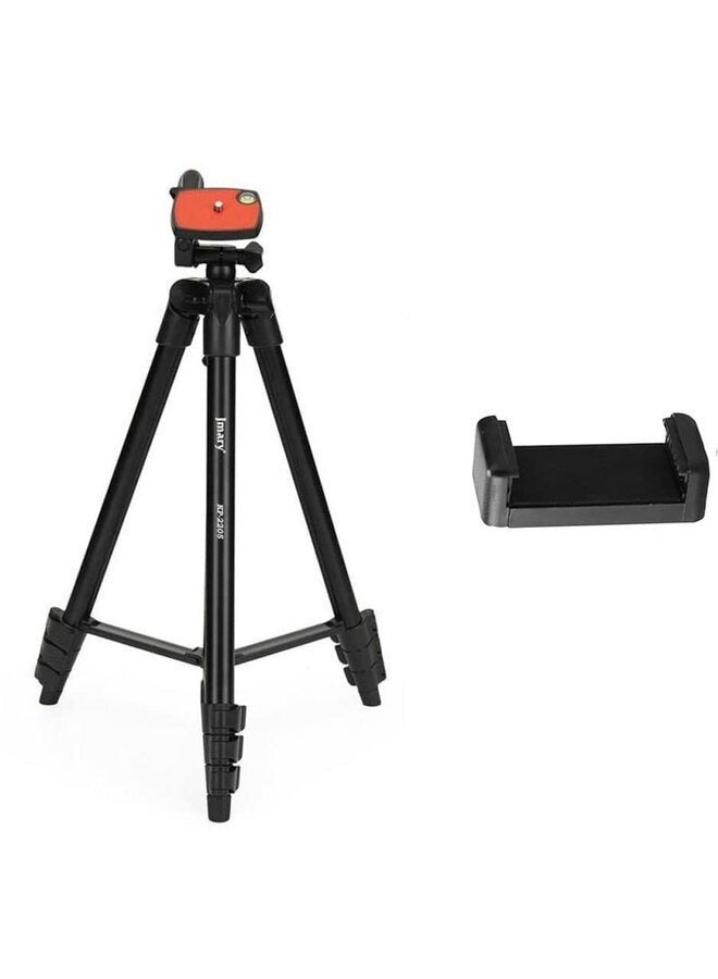 Jmary KP-2205 Tripod Stand for DSLR, Mirrorless Cameras, Smartphones, Aluminum Alloy, 360° Rotation, 134 cm Max Height, 2.4 kg Capacity - Image 3