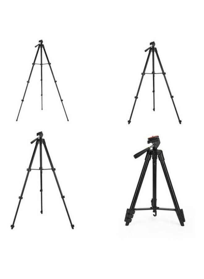 Jmary KP-2205 Tripod Stand for DSLR, Mirrorless Cameras, Smartphones, Aluminum Alloy, 360° Rotation, 134 cm Max Height, 2.4 kg Capacity - Image 4