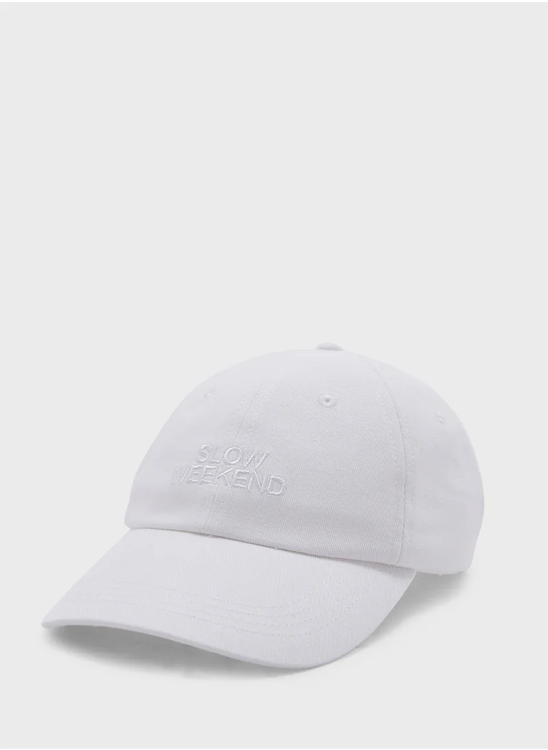 مانجو Embroidered message cap