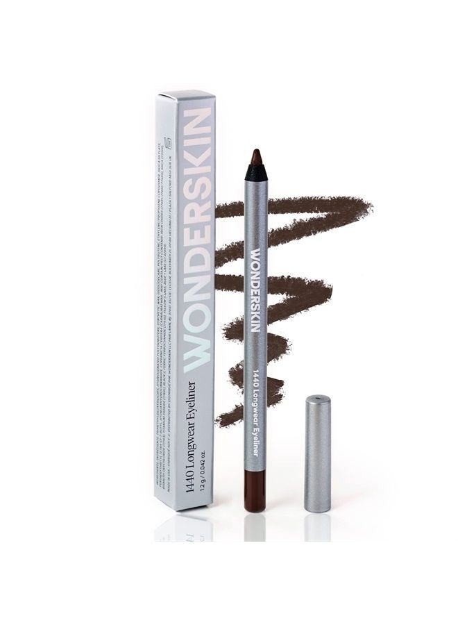 Wonderskin 1440 Longwear Waterproof Eyeliner Pencil, Brown Eyeliner Pencil, Brown Eyeliner For Women Brown Eye Makeup (Kalamata) - Image 1