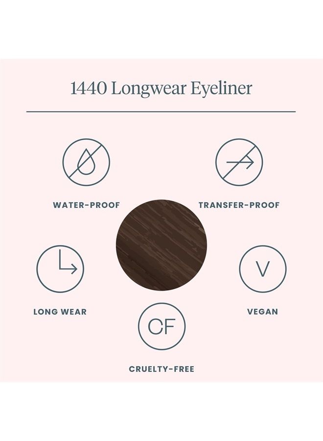 Wonderskin 1440 Longwear Waterproof Eyeliner Pencil, Brown Eyeliner Pencil, Brown Eyeliner For Women Brown Eye Makeup (Kalamata) - Image 3