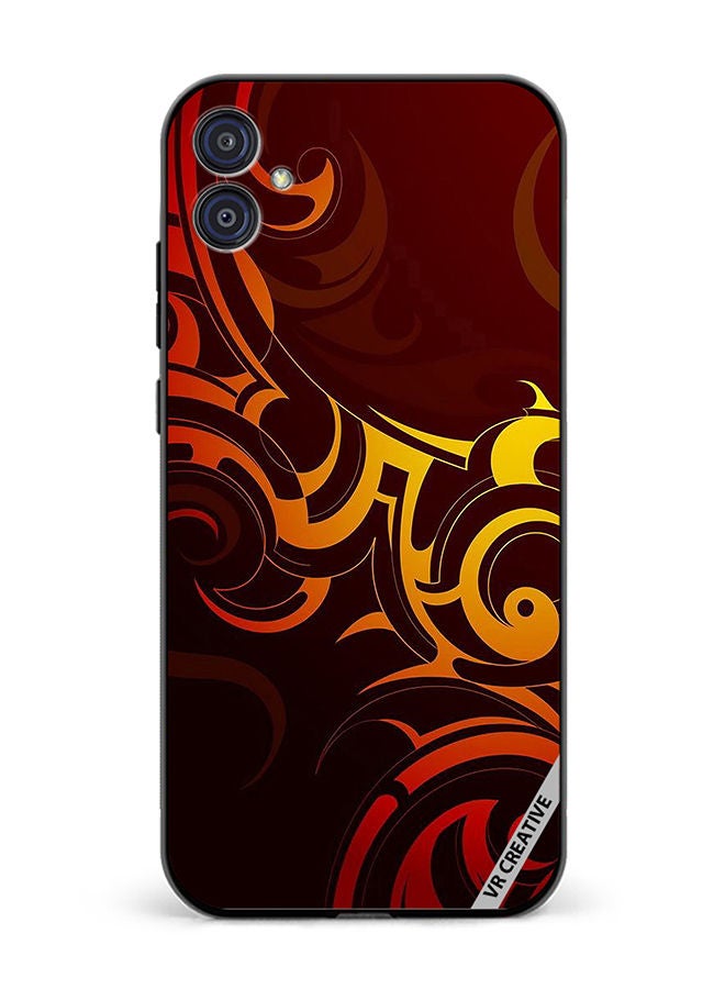VR CREATIVE Protective Case Cover For Samsung Galaxy M04/F04 Superman Tattoo Background Design Multicolour - Image 1