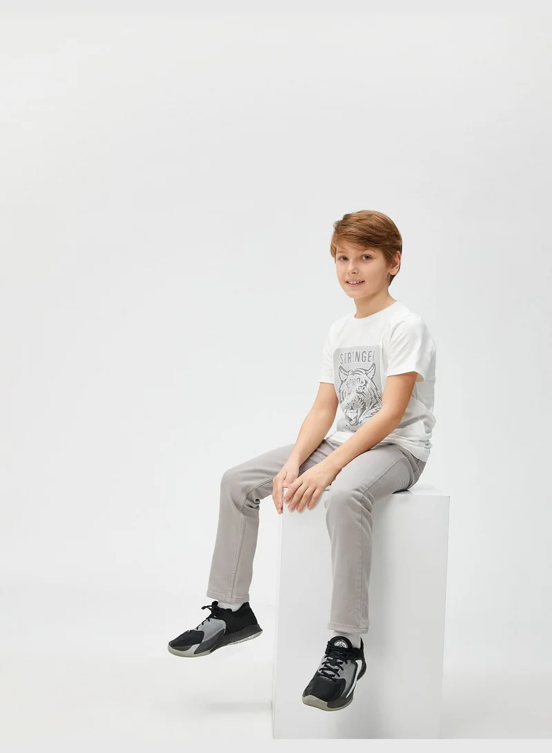 KOTON Straight Jean - Relax Cut Pockets Medium Rise