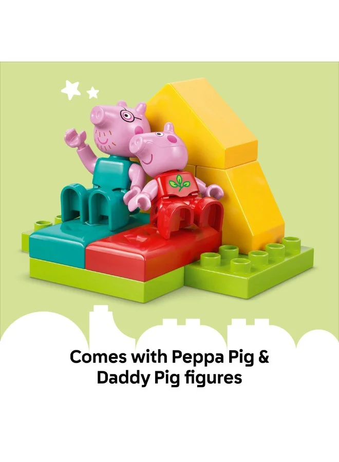 ليغو مجموعة بناء رحلة التخييم من ليغو® DUPLO®‎ Peppa Pig مع زورق 10452