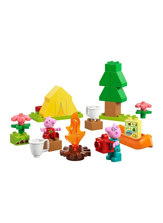 ليغو مجموعة بناء رحلة التخييم من ليغو® DUPLO®‎ Peppa Pig مع زورق 10452