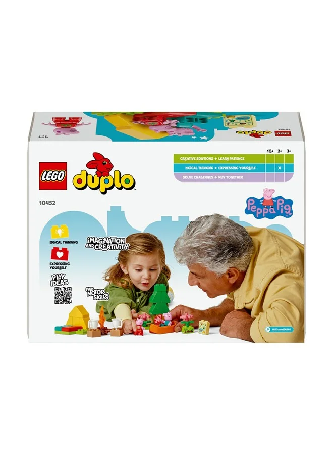 ليغو مجموعة بناء رحلة التخييم من ليغو® DUPLO®‎ Peppa Pig مع زورق 10452