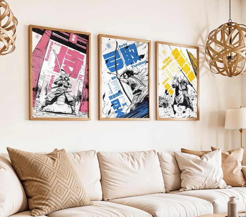 Gamya Framed Japan Samurai Theme Motivational Quote Posters For Office, Living Room, Bedroom Wall Decor - Aesthetic Room Decor (13x19 Inches) (Quote 7) - Image 5