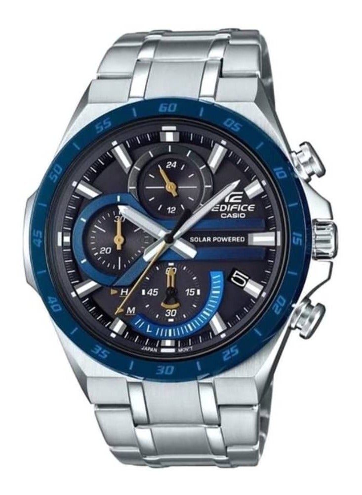 كاسيو ساعة كاسيو ايديفيس EQS-920DB-2AVUDF للرجال بعرض كرونوغراف ستانلس ستيل - Image 1