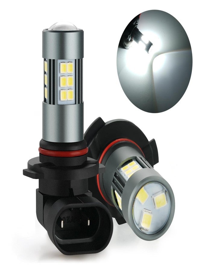 iFunyLED H10 LED Fog Bulbs, Super Bright 9145 9140 LED Fog Lights 6500K Cool White, Plug and Play, Replacement Lights for Cars Trucks SUV, Pack of 2 - Image 1