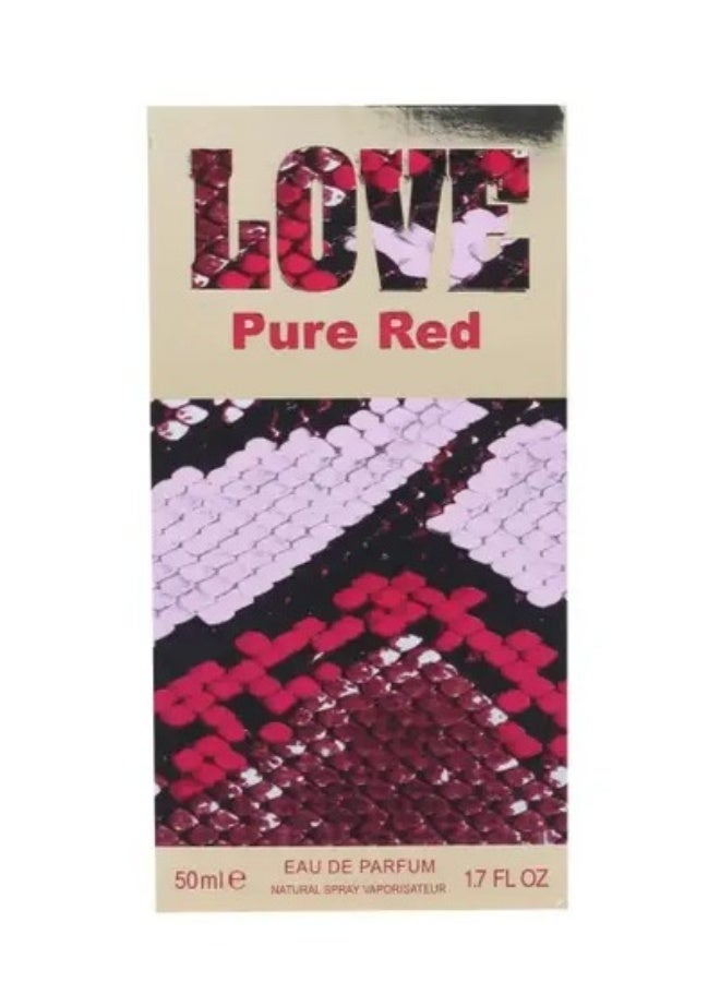 المصباح عطر لوف بيور الاحمر 50 مل - Image 2