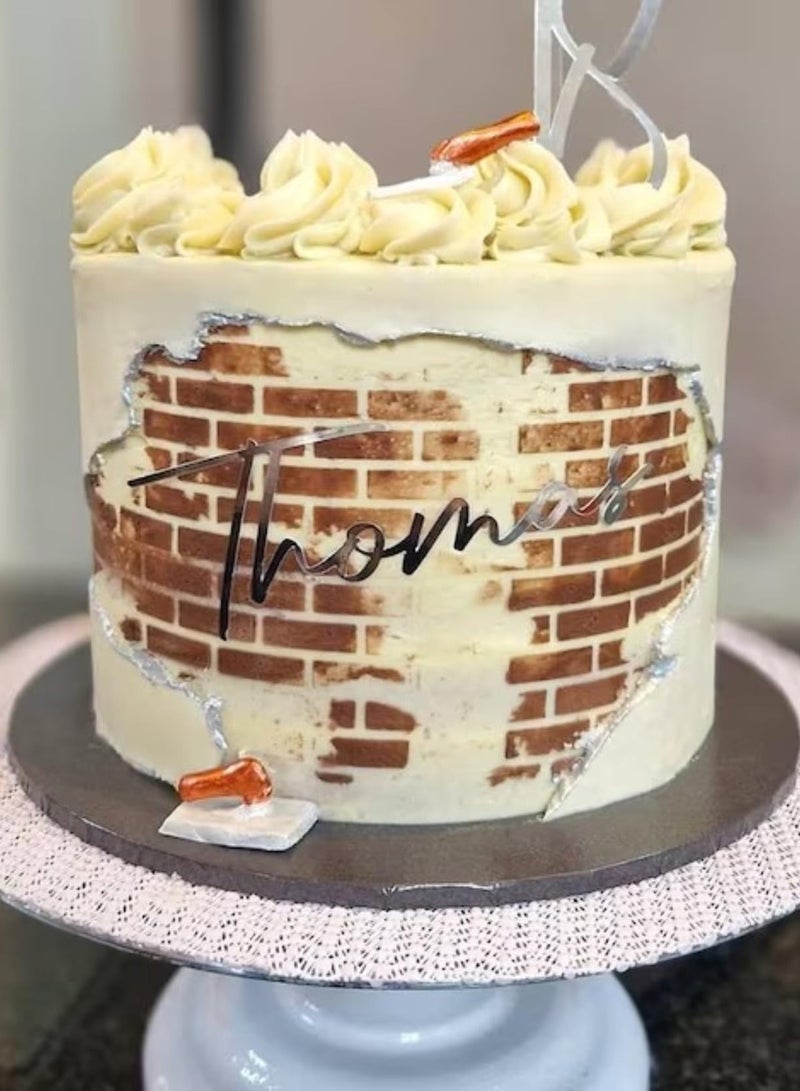 Excefore Stencils for Crafts, 8 Pcs Reusable Texture Stencils, Leopard Brick Dot Mixed Media Stencil Layering Drawing Templates for Painting on Wood Crafts Furniture Paper (4.7x9.4inch) - Image 4