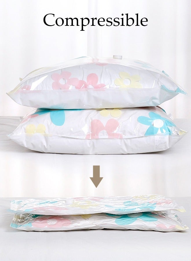 DUNISO Vacuum compression bag with manual air pump reusable vacuum storage bag set of 10 (2 large, 2 medium, 2 small, 4 small) for clothes, mattresses, blankets, sheets, pillows, duvet, travel bag - Image 4