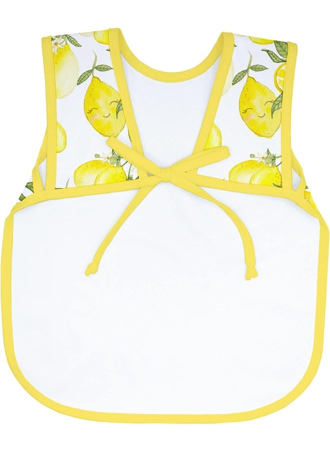 BapronBaby BapronBaby Fresh Lemon Bapron - No Neck Tie Safer Bib for Baby & Toddler  - Image 3