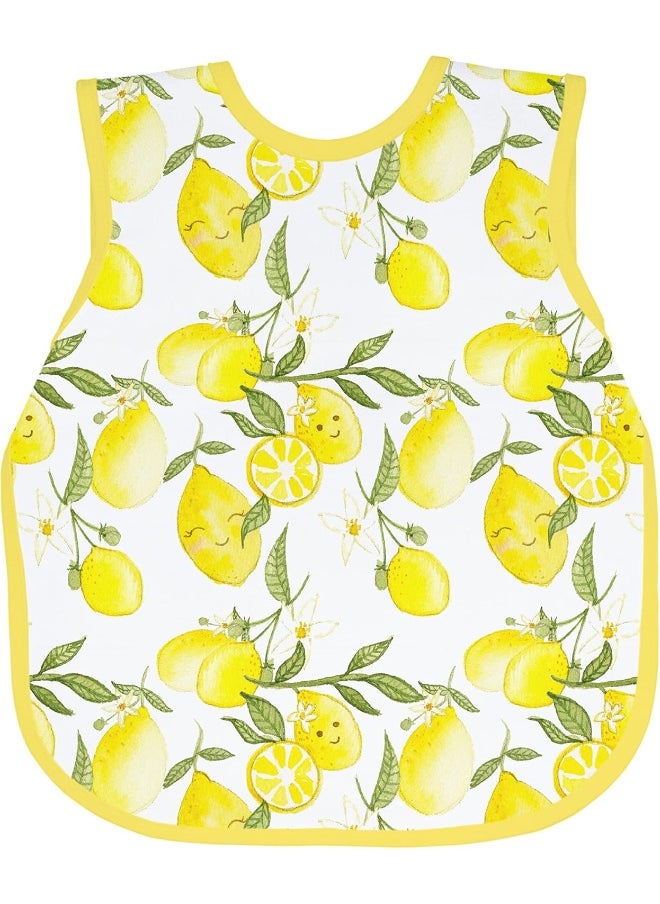 BapronBaby BapronBaby Fresh Lemon Bapron - No Neck Tie Safer Bib for Baby & Toddler  - Image 1