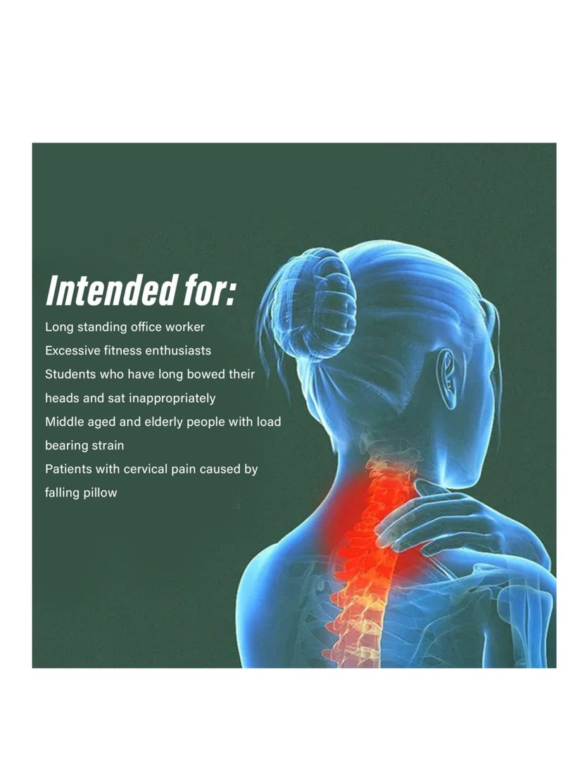 SYOSI Neck Support Posture Corrector - 360 Degree Adjustable Cervical Traction Device for Pain Relief - Effective Neck Brace for Correcting Posture and Alleviating Pressure - Grey Color  - Image 4