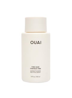 Ouai OUAI Fine Hair Conditioner - Volumizing Conditioner for Fine Hair Made with Keratin, Biotin and Chia Seed Oil - Adds Softness, Bounce and Volume - Free from Parabens, Sulfates, and Phthalates (10 Oz)  - Image 1