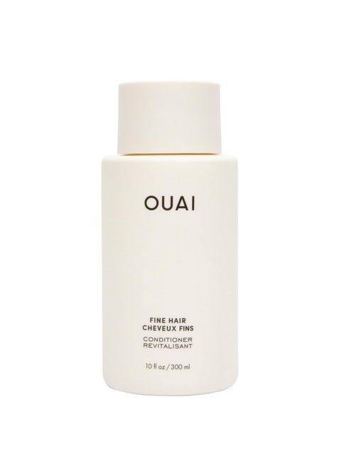 OUAI Fine Hair Conditioner - Volumizing Conditioner for Fine Hair Made with Keratin, Biotin and Chia Seed Oil - Adds Softness, Bounce and Volume - Free from Parabens, Sulfates, and Phthalates (10 Oz)
