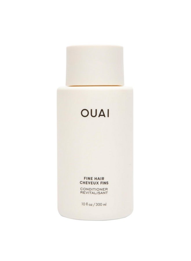 Ouai - OUAI Fine Hair Conditioner - Volumizing Conditioner for Fine Hair Made with Keratin, Biotin and Chia Seed Oil - Adds Softness, Bounce and Volume - Free from Parabens, Sulfates, and Phthalates (10 Oz) - Image 1
