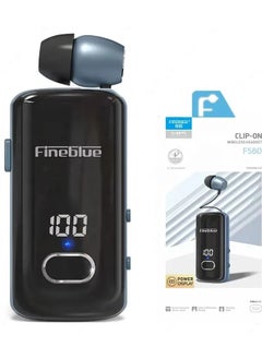 Fineblue Fineblue F580 Clip-on Lotus Wireless Headset Bluetooth 5.3 Headphones with Mic Power Display Earbud Noise Cancelling Auriculares  - Image 1