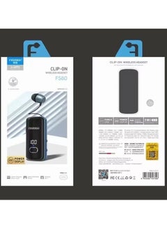 Fineblue Fineblue F580 Clip-on Lotus Wireless Headset Bluetooth 5.3 Headphones with Mic Power Display Earbud Noise Cancelling Auriculares  - Image 3