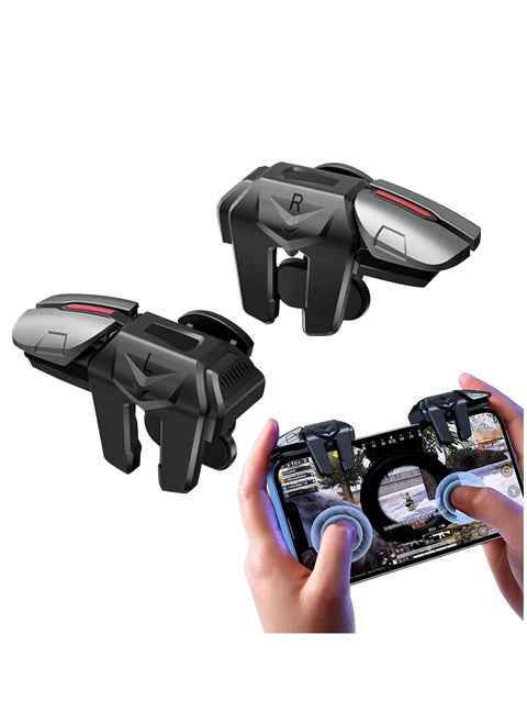 مشغل التحكم في الألعاب لـ PUBG، G21 Gamepad Joystick Aim Shooting L1 R1 Key on متوافق مع Android وIOS