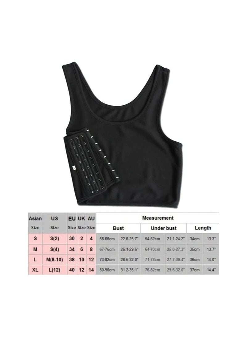 Women's Casual Sports Vest, Breathable Cotton Elastic Band Tank Top, Comfortable Sports Bra for All Seasons, Ideal for Active Wear (Size: XL) - Image 3