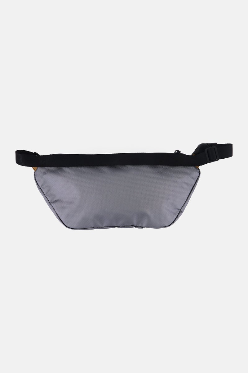 RBX Men Brand Logo Cross Body Bag 18 H x 37 L x 2 W cm, Grey  - Image 2