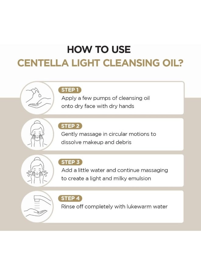 SKIN - Madagascar Centella Light Cleansing Oil - 200 ml - Image 1