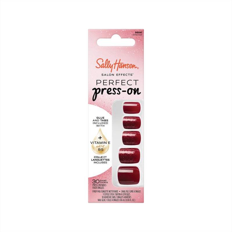 Sally Hansen Salon Effects Perfect Press-On Nails - 241 - Infra-Red - Image 1