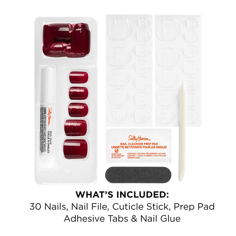 Sally Hansen Salon Effects Perfect Press-On Nails - 241 - Infra-Red - Image 3