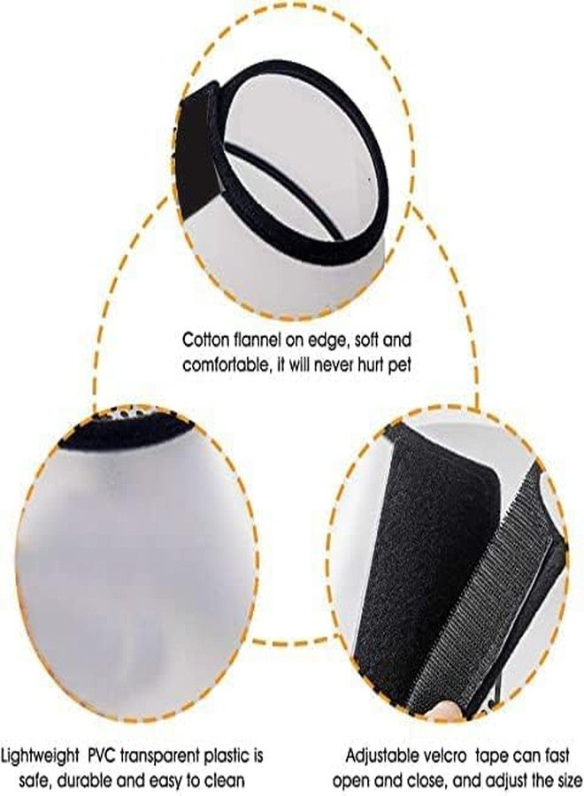 The DDS Store Adjustable Dog Elizabeth Collar Professional Neck Recovery Collar for Surgety Wound Healing Protection Dog Protective Collar Neck Control Collar (1 no Neck Fit Size (56-60 Cm)) - Image 4
