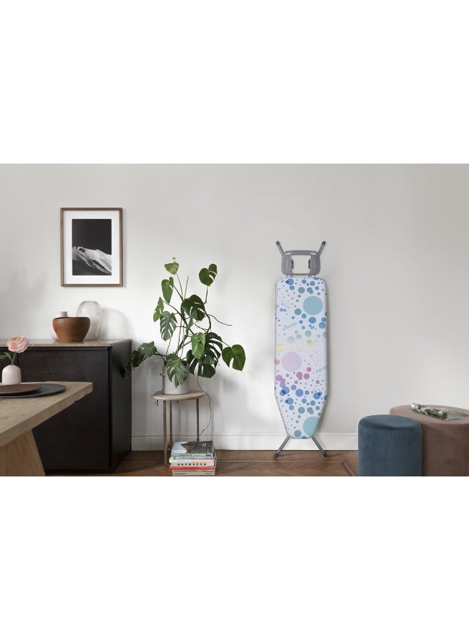 Vileda Ironing Board Star - Smooth and comfortable ironing,Two Layers, Non-Slip Feet- Blue ( 120 x 38 x 90 cm) - Image 2