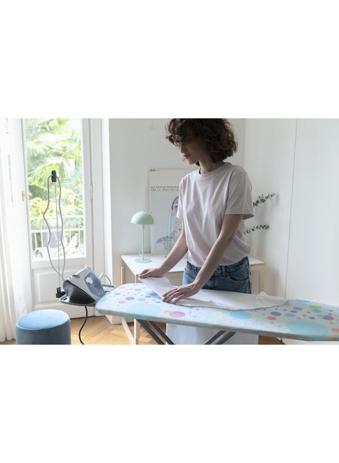 Vileda Ironing Board Star - Smooth and comfortable ironing,Two Layers, Non-Slip Feet- Blue ( 120 x 38 x 90 cm) - Image 3