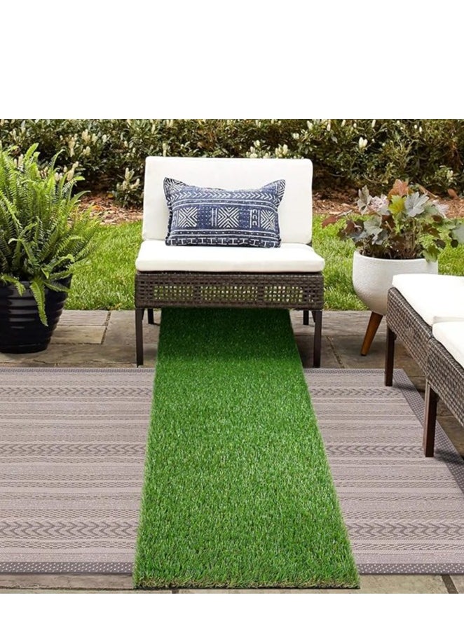 HOME TASTE Artificial Grass Carpet for Indoor & Outdoor Decoration | 2 x 1 Meter to 2 X 6 Meter Soft Turf Mat for Balcony, Garden, Living Room, Patio, and Home Décor  - Image 2