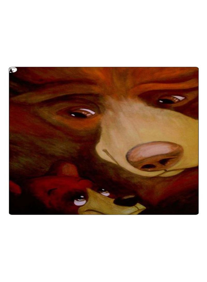 RKN Printed Anti-Slip Gaming Mouse Pad Brown/Beige