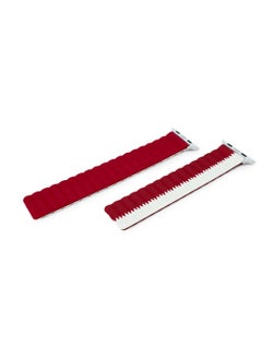 Uniq UNIQ Apple Watch Strap 45MM Reversible Magnetic Silicone Straps Maroon & White  - Image 3