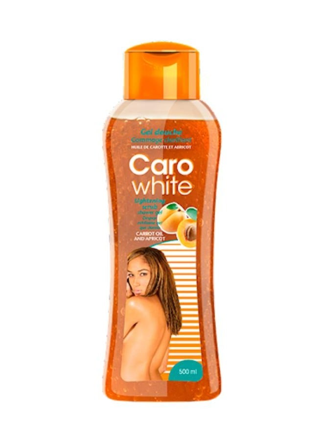 كارو وايت جل استحمام مقشر بزيت الجزر وبودرة نواة المشمش 500 مل