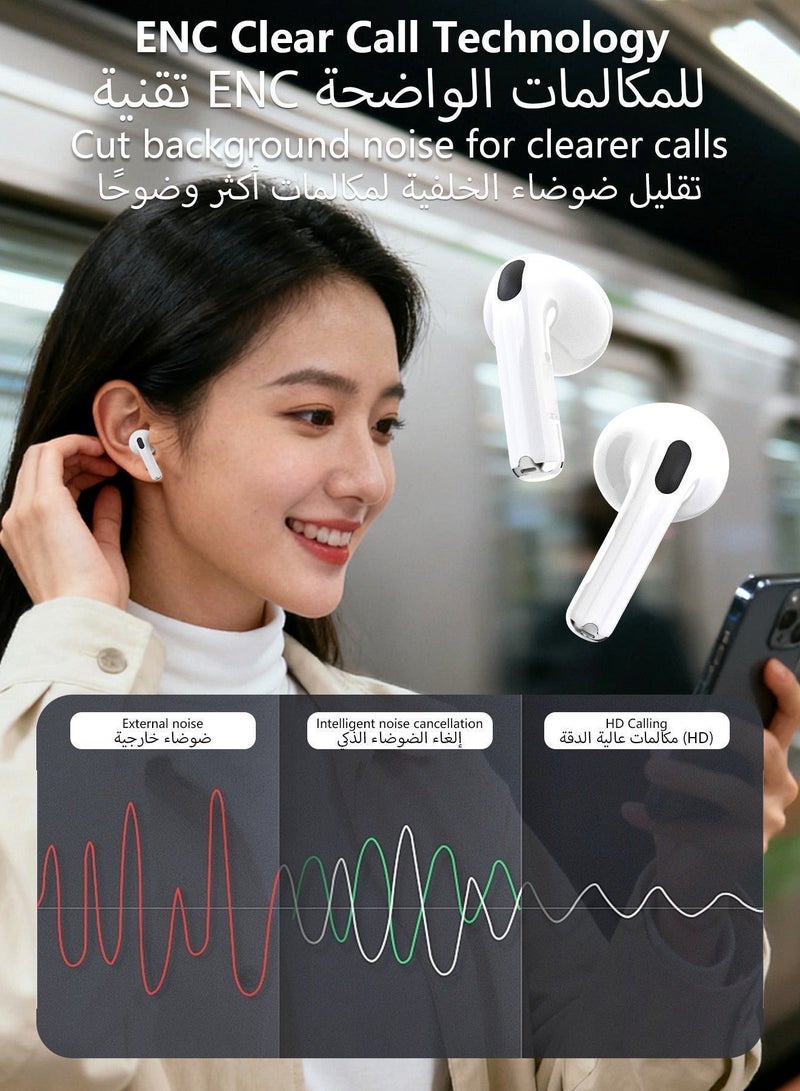 DUDAO U6S Bluetooth Earphones, True Wireless Earbuds, Hi-Fi Sound, Bluetooth 5.3, 50 Hours Battery Life, Ultra-Light 4g - Image 5