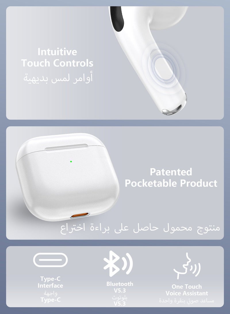 DUDAO U6S Bluetooth Earphones, True Wireless Earbuds, Hi-Fi Sound, Bluetooth 5.3, 50 Hours Battery Life, Ultra-Light 4g - Image 3