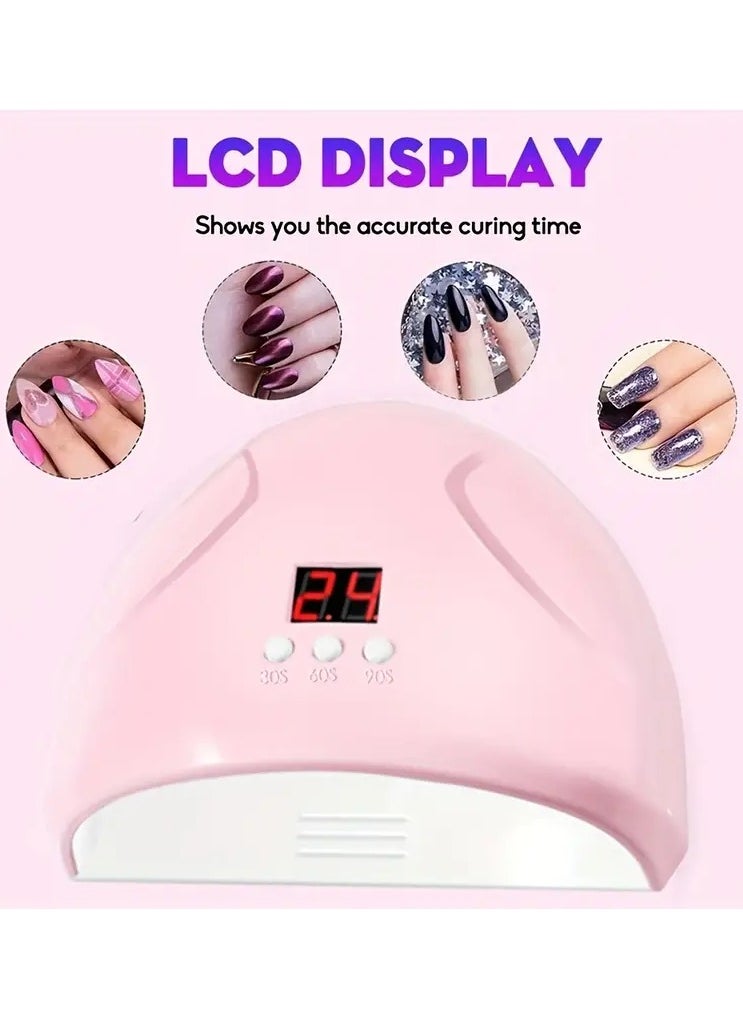 ORiTi UV LED Nail Lamp, Nail Polish Dryer, Acrylic Gel Curing Light, Manicure Timer, Nail Art Tools Accessories  - Image 4