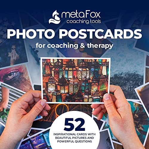 metaFox - 52 Inspirational Cards, Positive Affirmations Cards & Motivational Postcards, Picture Cards For Coaching & Therapy, Mindfulness Cards, Coaching Cards With Joyful Motives, Positive Psychology - Image 3