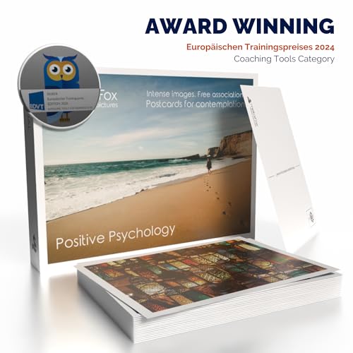 metaFox - 52 Inspirational Cards, Positive Affirmations Cards & Motivational Postcards, Picture Cards For Coaching & Therapy, Mindfulness Cards, Coaching Cards With Joyful Motives, Positive Psychology - Image 2