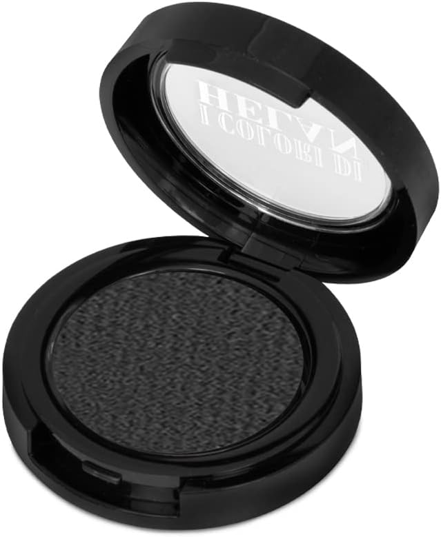 Helan I Colori Bio Compact Eyeshadow for Your Makeup with Soft Satin Texture Long Lasting and UltraBlendable Eye Shadow with a Creamy and Delicate Finish Made in Italy Black 2 g