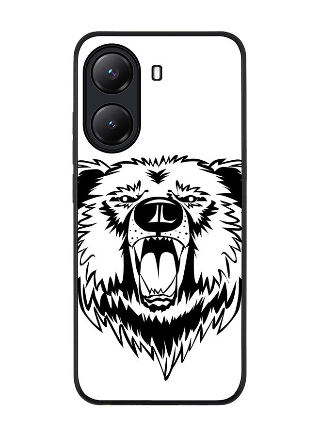 Stylizedd غطاء لهاتف Xiaomi Poco X7 Pro 5G، حماية كاميرا نحيفة، غطاء هاتف مضاد للصدمات - دب جليدي - Image 1